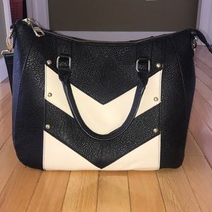 Steve Madden Purse • Black White Gold